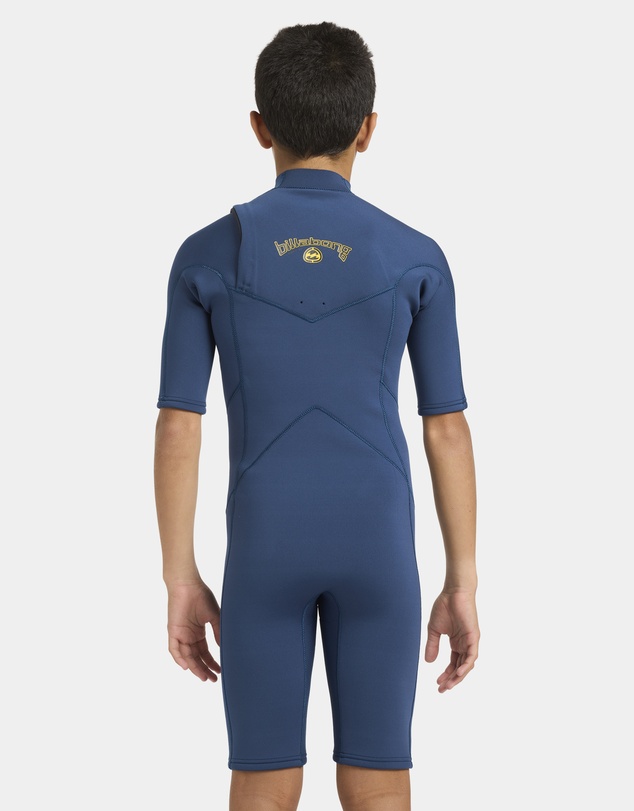Billabong Kids - Boys 8 to 16 2/2Mm Absolute Natural Chest Zip Gbs Springsuit