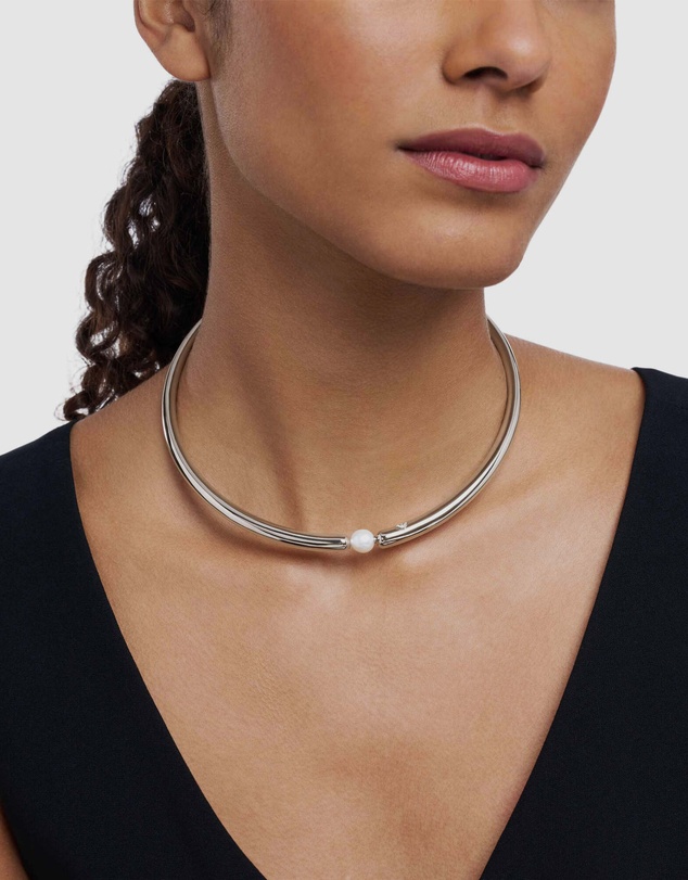 Emporio Armani - Emporio Armani Silver-Tone Necklace