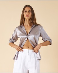CAMIXA - Satin Silk Shirt