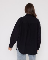 ALEXANDRA - Nelsie Shacket Black