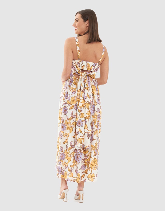 Ripe Maternity - Maya Tie Back Linen Dress
