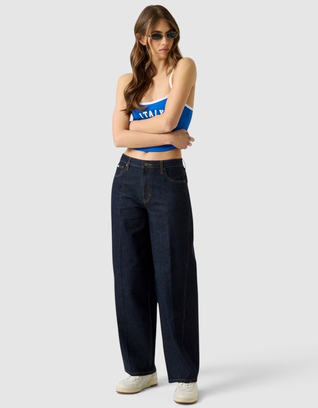 GUESS Jeans - GUESS JEANS High-Rise Barrel Jeans
