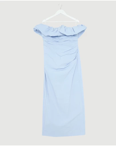 Revibe - Repaired Shona Joy Campbell Strapless Bubble Maxi Dress - AU 16