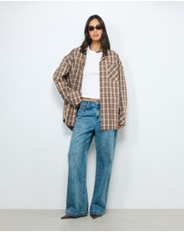 AERE - Maren Relaxed Check Shirt