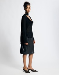 Lover - Morgana Cowl Scarf Neck Top