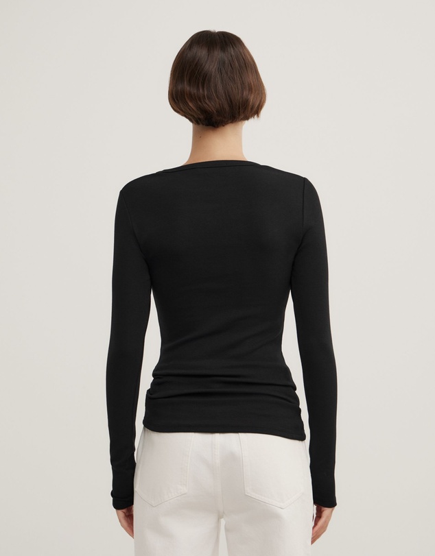 Witchery - Metal Trim Long Sleeve Top