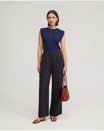 Oxford - Sabrina Crop Jersey Top