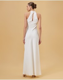 CHANCERY - Juno Twist Halter Maxi Dress