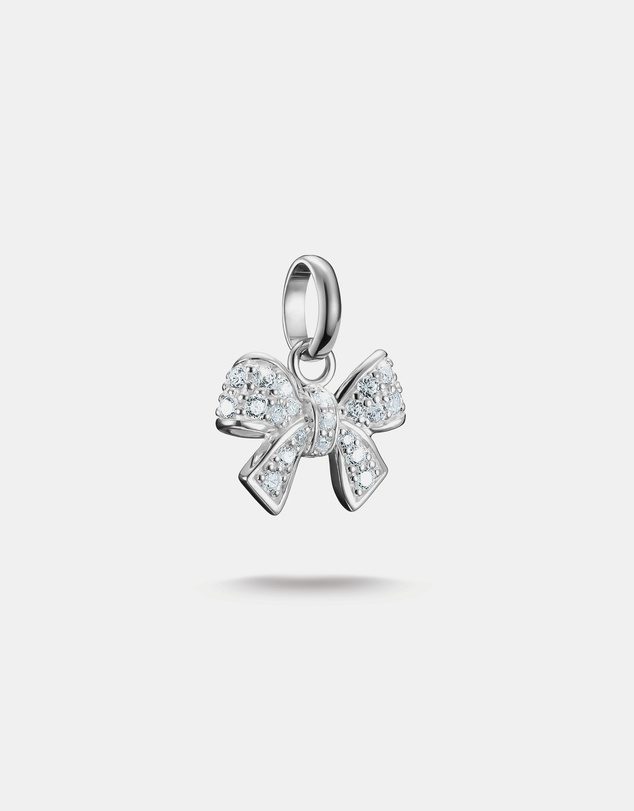 THOMAS SABO - THOMAS SABO Connect Charm bow with stones in Silver