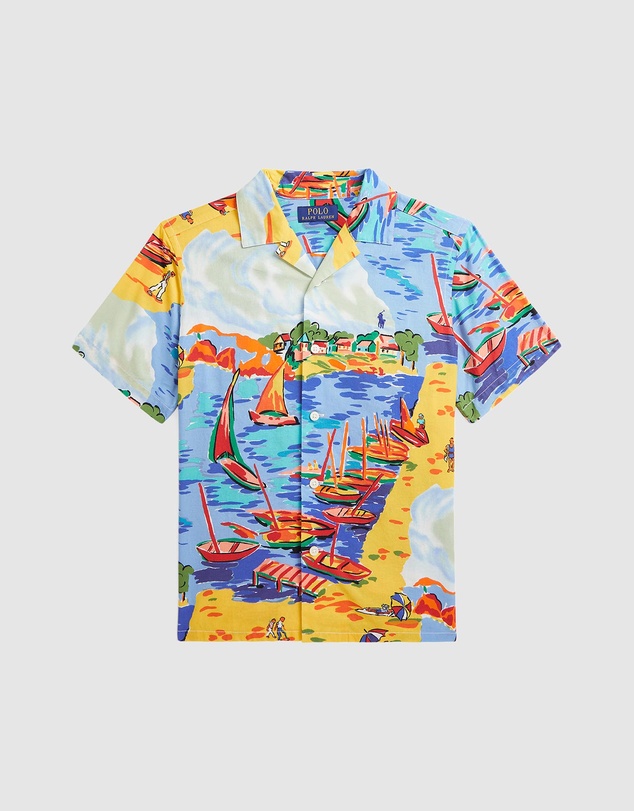 Polo Ralph Lauren - Andy Camp SS Button Front Shirt - THE ICONIC EXCLUSIVE - Kids-Teens