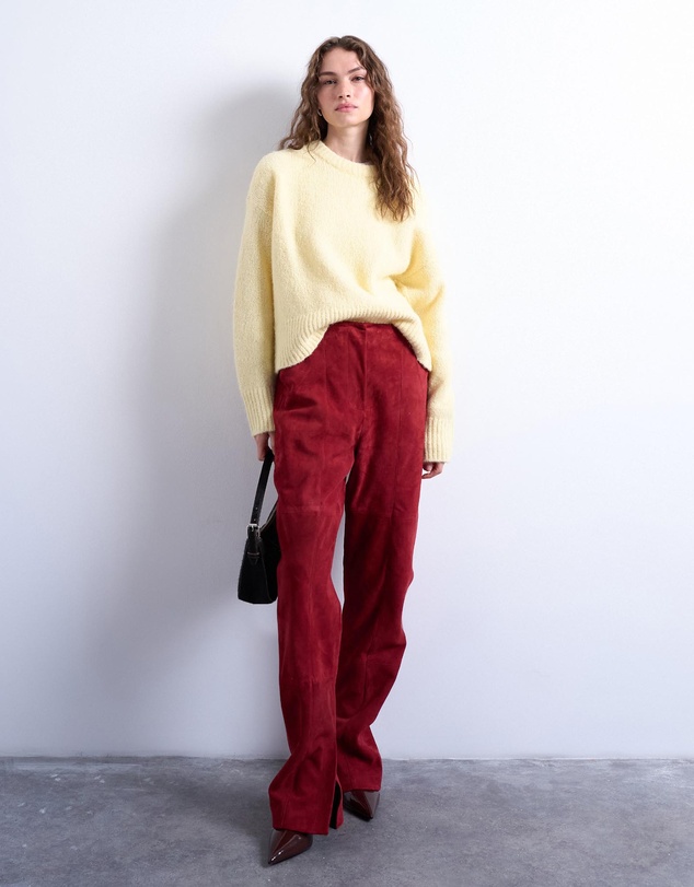 TOPSHOP - Knitted Wool Blend Fluffy Ultimate Jumper