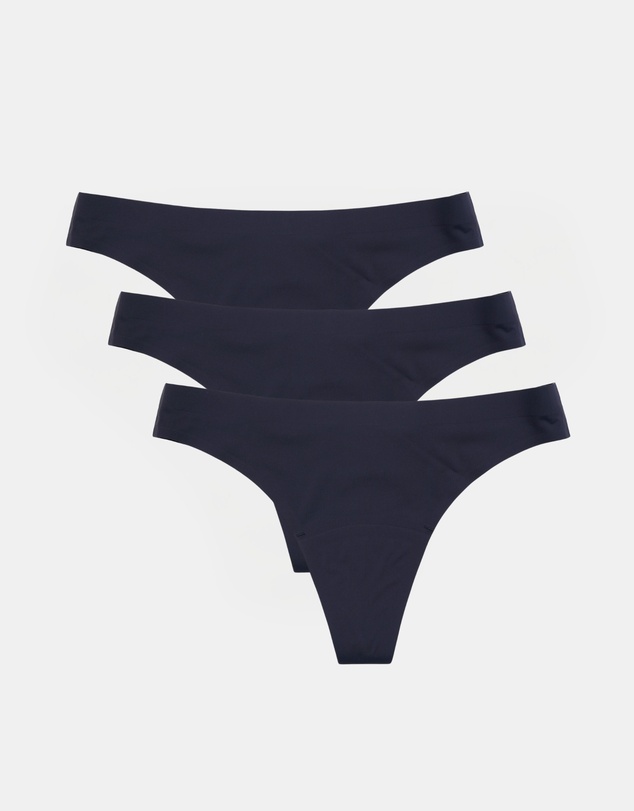 Modibodi - Seamfree Period Underwear Thong Light Absorbency 3Pack