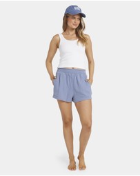 Billabong - Womens In The Waves Elastic Waist Shorts