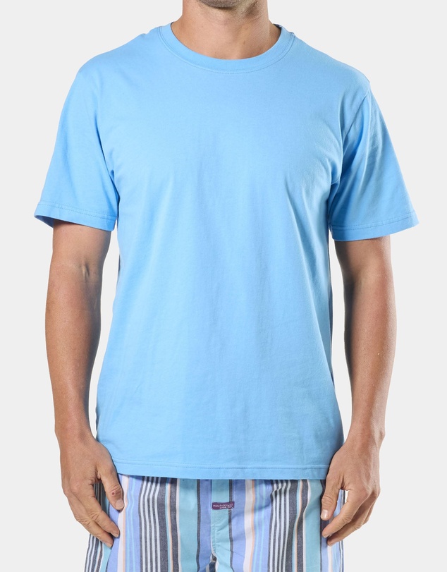 Mitch Dowd - Cotton Crew Neck Oversized Tee 2 Pack - Blue and Navy