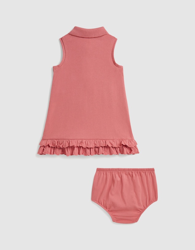 Polo Ralph Lauren - Ruffled Cotton Polo Dress & Bloomer - Kids