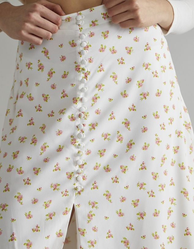 Glamorous - Button Front Midi Skirt