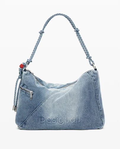 Desigual - Large denim charms bag