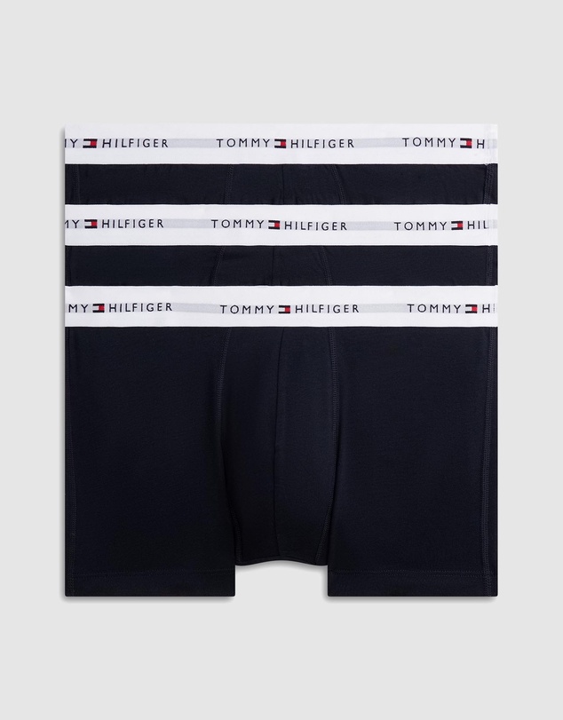 Tommy Hilfiger - 3-Pack Signature Repeat Logo Waistband Trunks