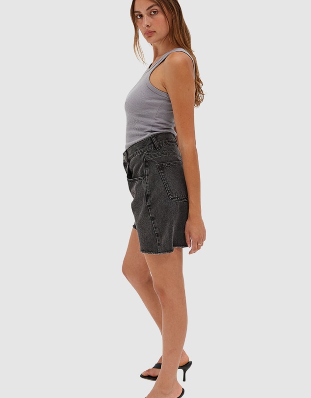Style Addict - Frayed Denim Shorts