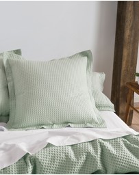 Linen House - Deluxe Waffle European Pillowcase