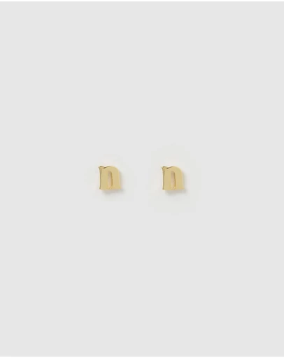 Izoa - Little Letter N Stud