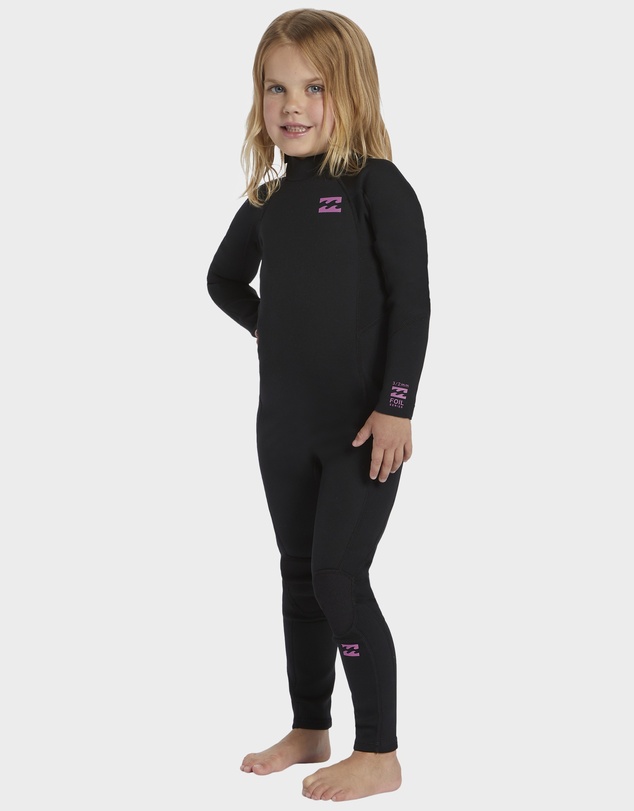 Billabong - Girls 2 to 6 3/2mm Foil Backzip Wetsuit