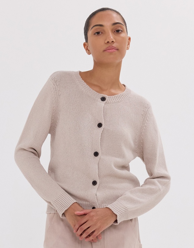 Cloth & Co. - The Vintage Cardigan | River Pebble