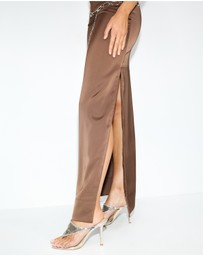 Dazie - Afterglow Belted Maxi Dress
