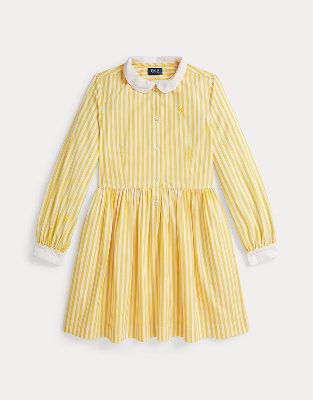 Polo Ralph Lauren - Striped Cotton Poplin Shirtdress - Teens
