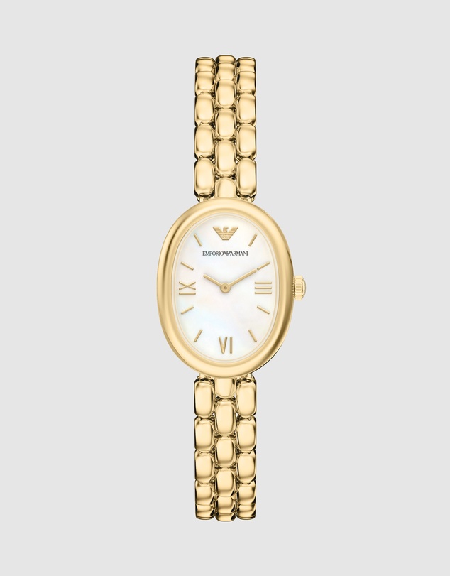 Emporio Armani - Gold Tone Analogue Watch