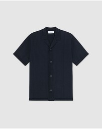 Les Deux - Emmett Arabesque Knitted SS Shirt