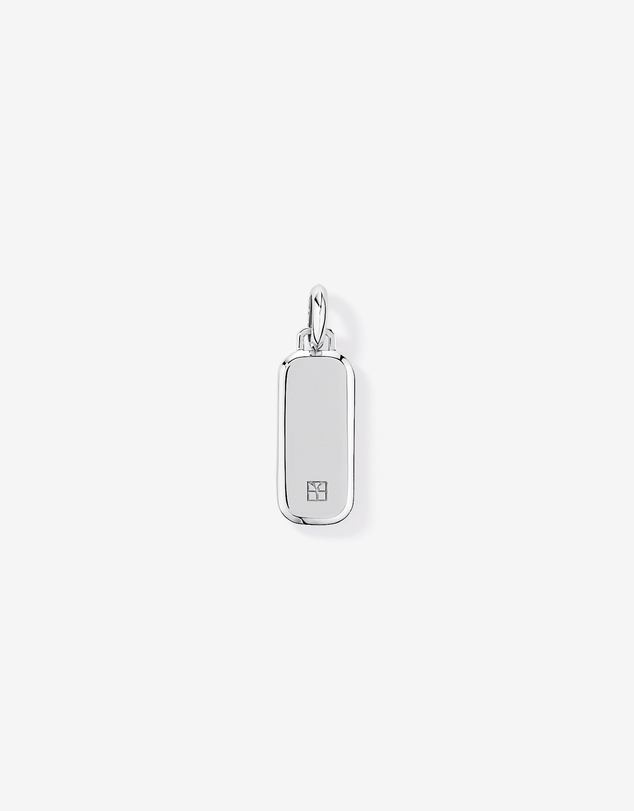Michael Hill - Malachite Oblong Pendant in Sterling Silver