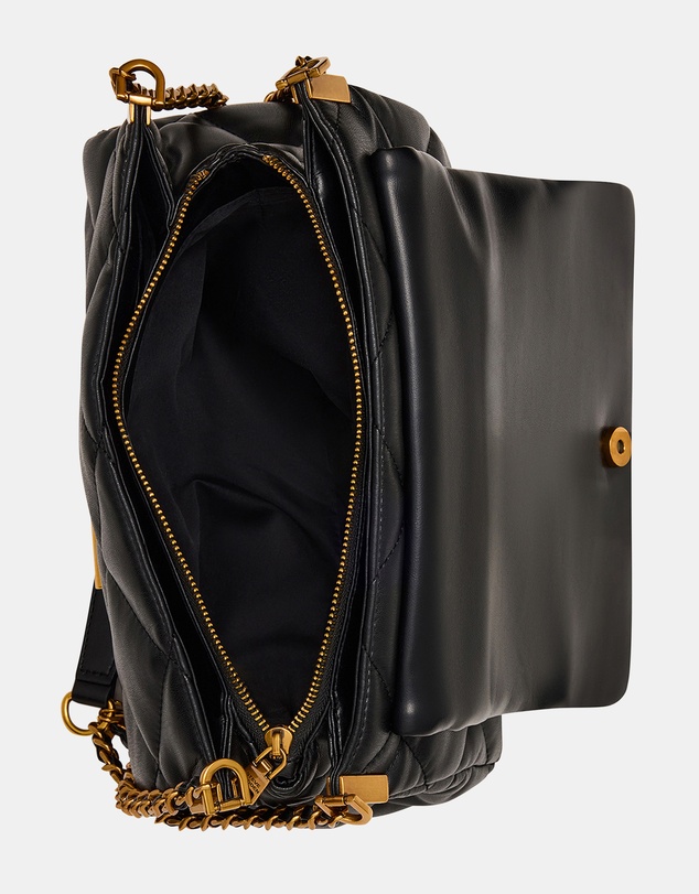Steve Madden - BColette Black/Gold Shoulder Bag