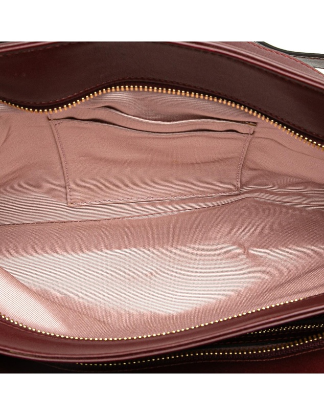 Pre-Loved by Azura Reborn - Pre-Loved gucci Elegant Leather Top Handle Bag Daily Use Handbag