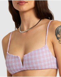 RVCA - Prepped Bralette Bikini Top For Women