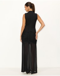 Dazie - Faye Mesh Maxi Dress
