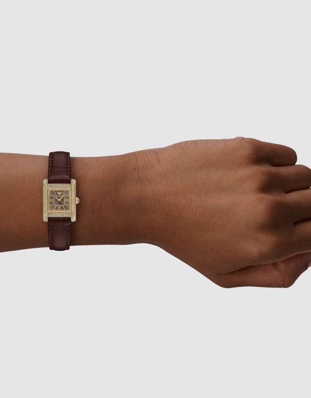 Emporio Armani - Brown Analogue Watch