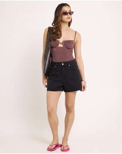 Subtitled - Meka Denim Shorts