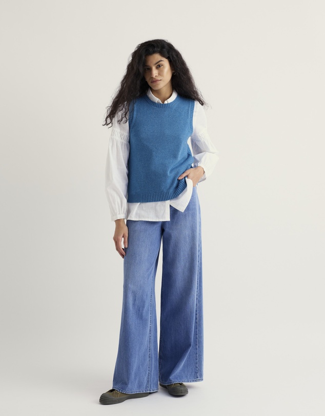 Seasalt - Seasalt Cornwall Blue East View Vest