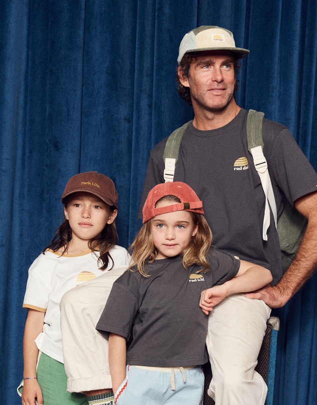 Banabae - Rad Dad Organic Cotton Tee - Washed Black