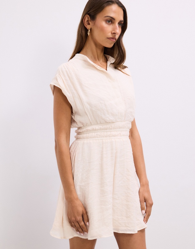 The Fated - Della Gathered Mini Dress