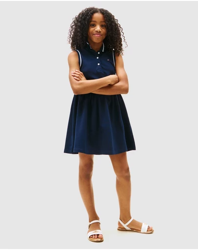 Tommy Hilfiger - Sleeveless Polo Dress - Teens