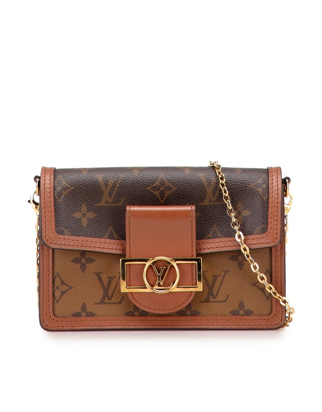 Pre-Loved by Azura Reborn - Pre-Loved Monogram Reverse Dauphine Wallet on Chain