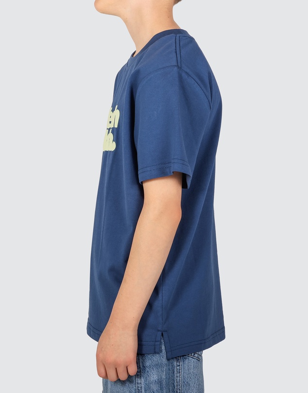 Skwosh - Yeah Nah Boys Regular Tee in Navy