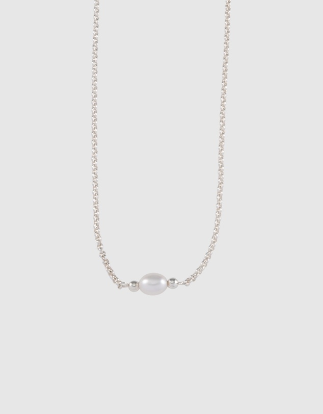 Von Treskow - Belcher Necklace with Oval Pearl