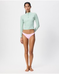Speedo - LS Solid Zip Rashie Light