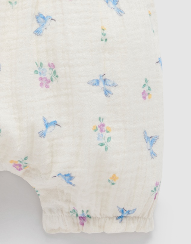 Purebaby - Ruffle Romper -Kids-Babies