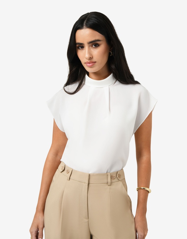 Forcast - Tiara High Neck Shell Top