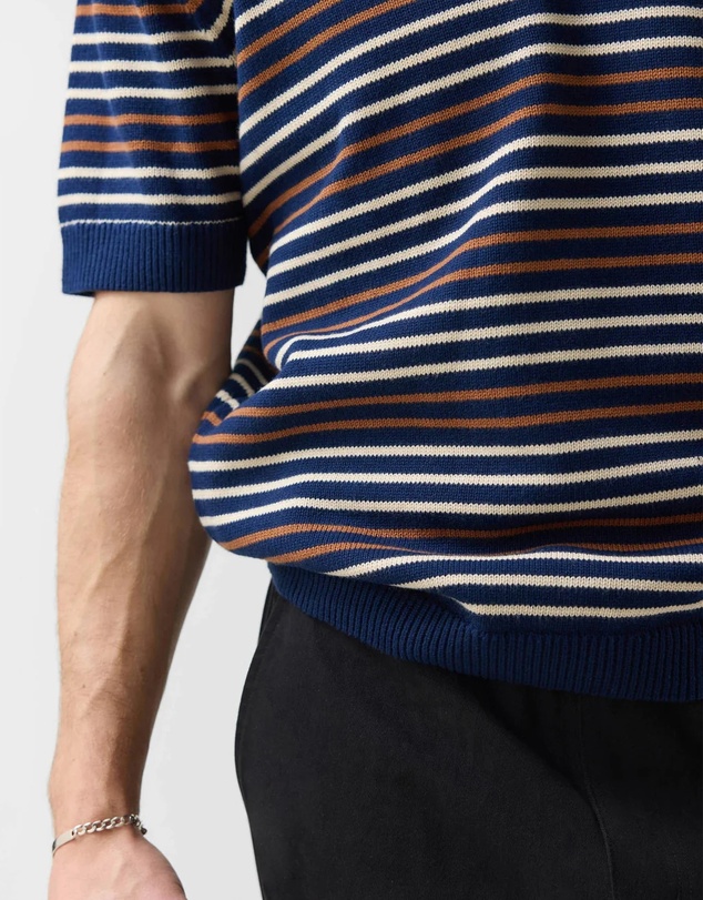 Percival - Douglas Boxy Knitted Polo