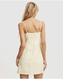 Cotton On - Luxe Linen Strappy Dress
